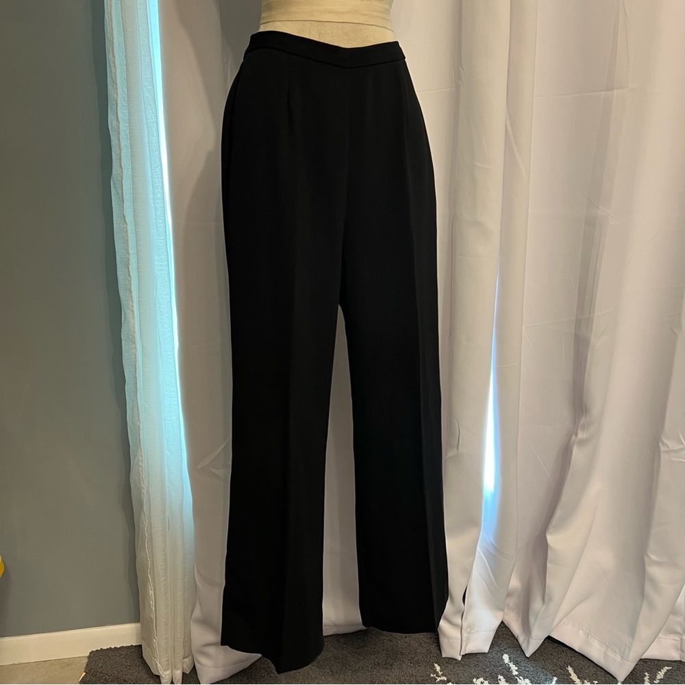 SOPHISTICATED Stretch High Waistband Women's Black Dress Pants Size 6 Perfect 👌